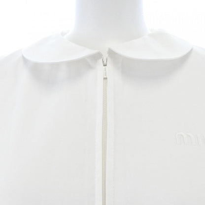 ミュウミュウ POPLIN AND JERSEY ワンピース