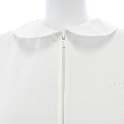 ミュウミュウ POPLIN AND JERSEY ワンピース