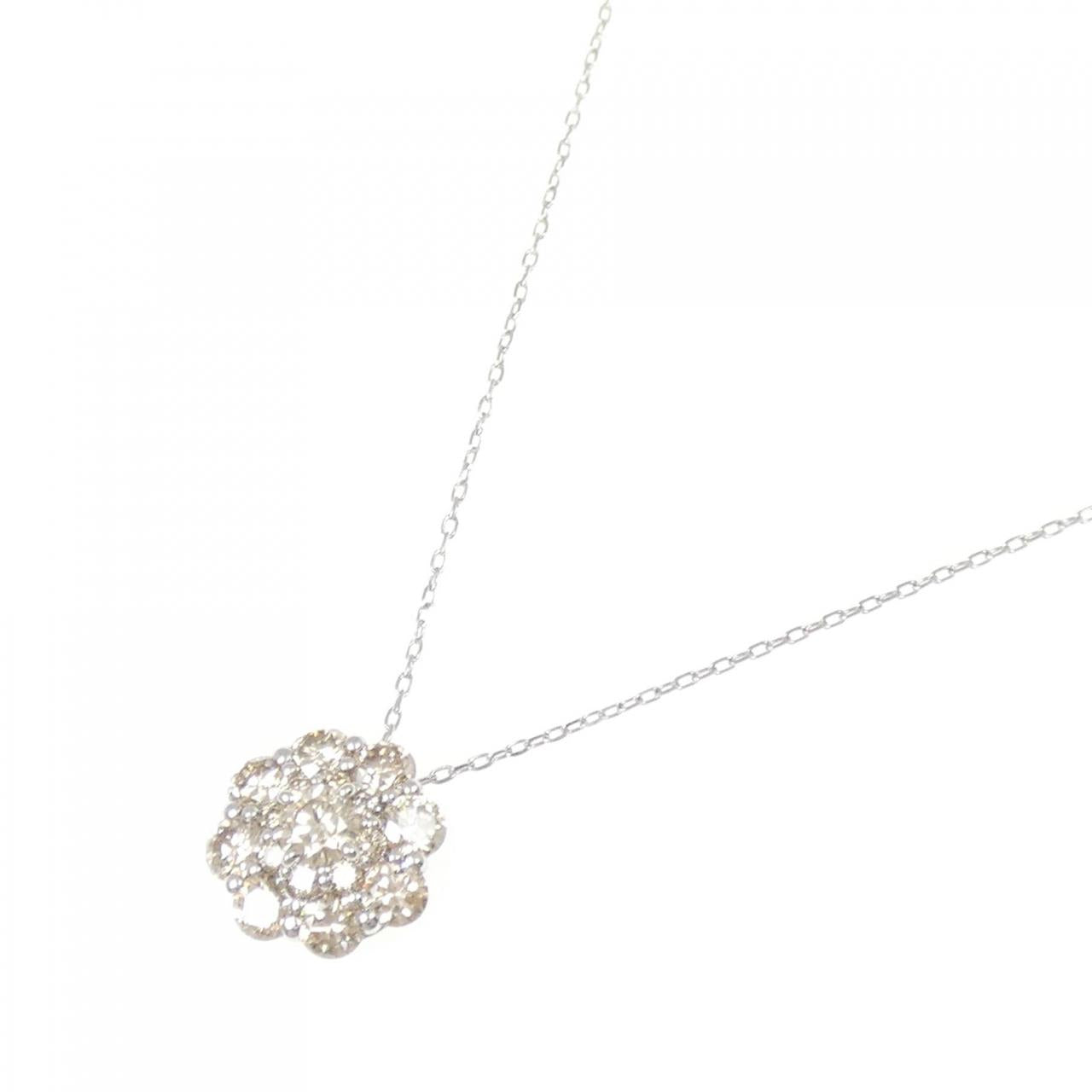 プラチナ950 0.80CT ダイヤモンドネックレス