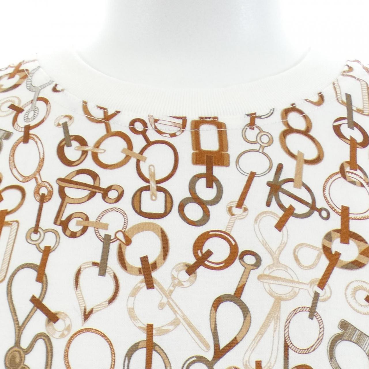 エルメス DO RE BOUCLES コットンTシャツ