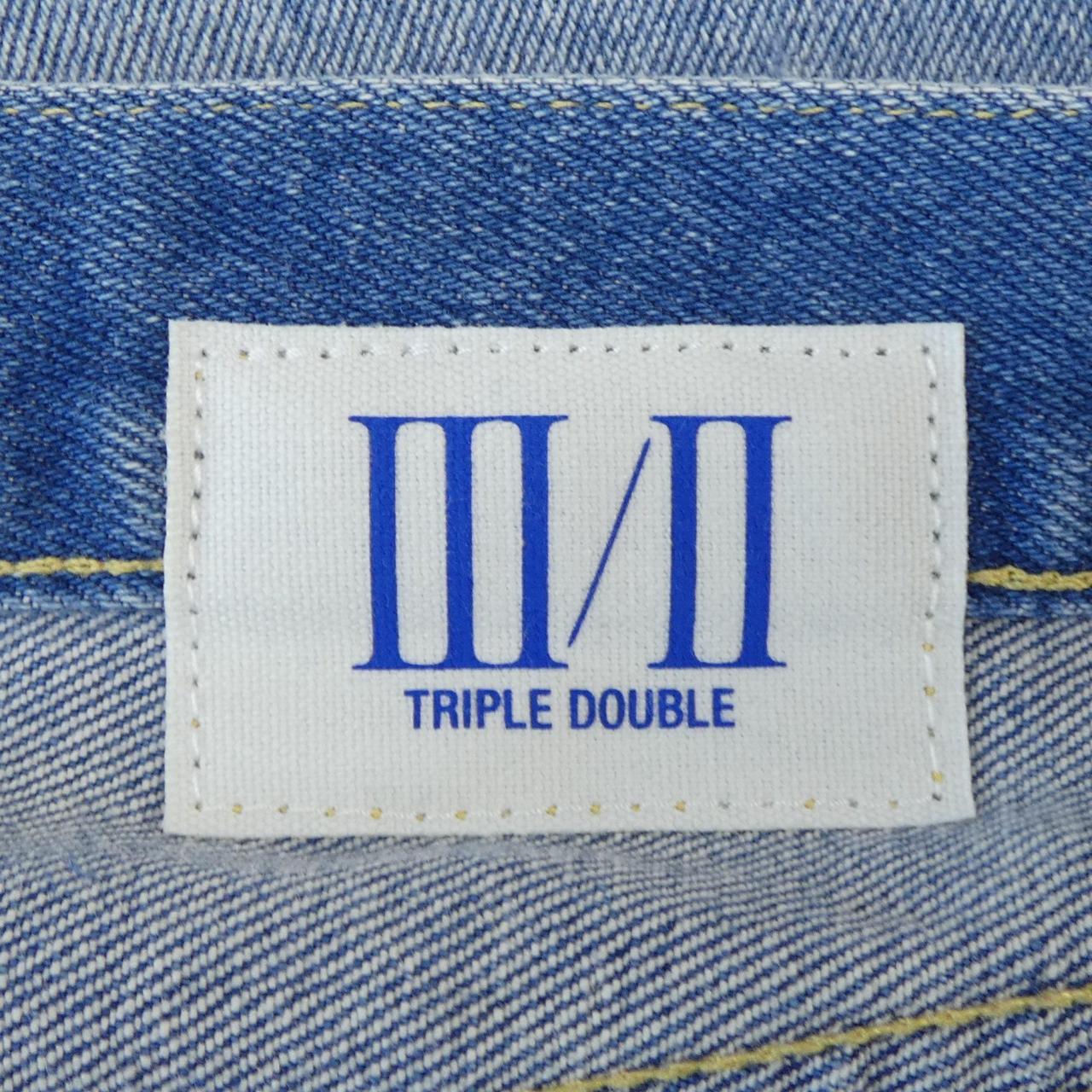 TRIPLE DOUBLE デニムジーンズ