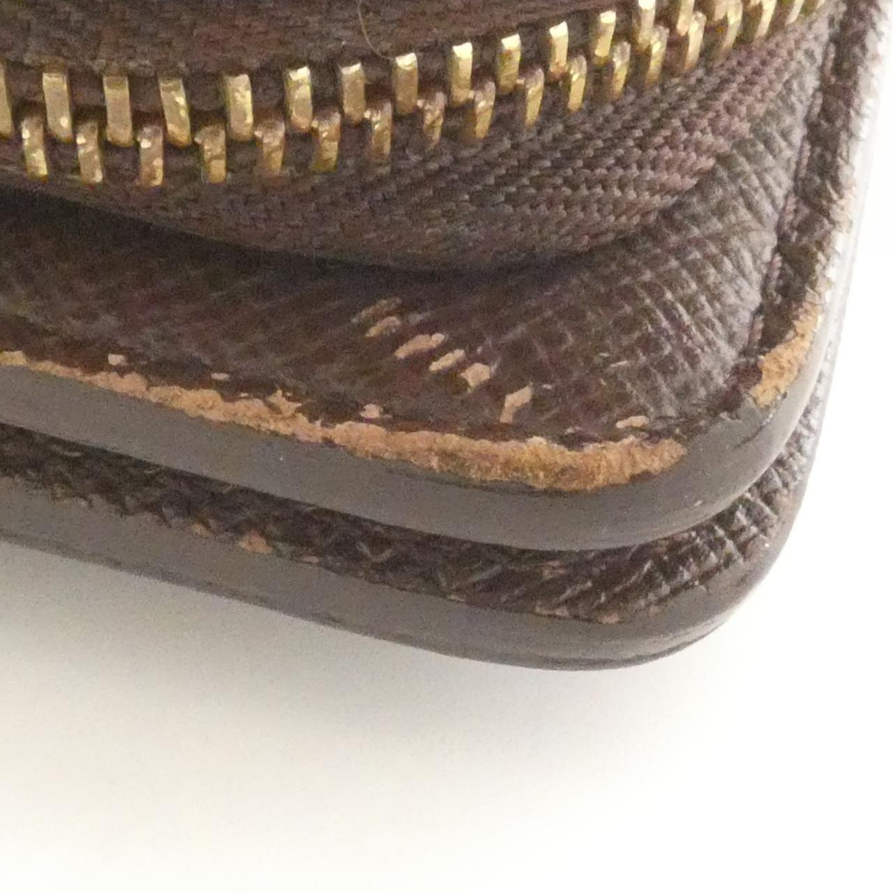 ルイヴィトン ダミエ コンパクトジップ 二つ折り財布