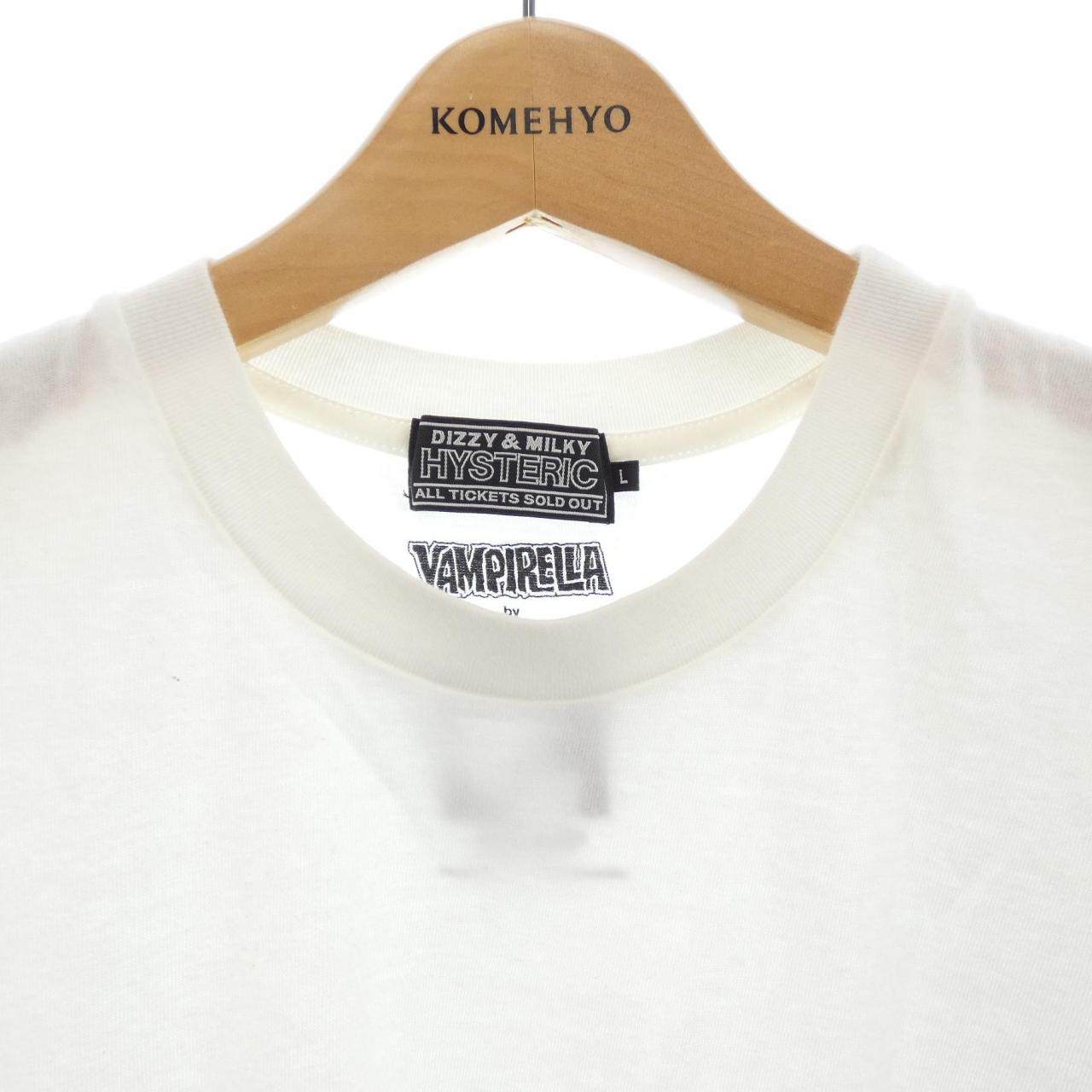 ヒステリックグラマー コットンTシャツ