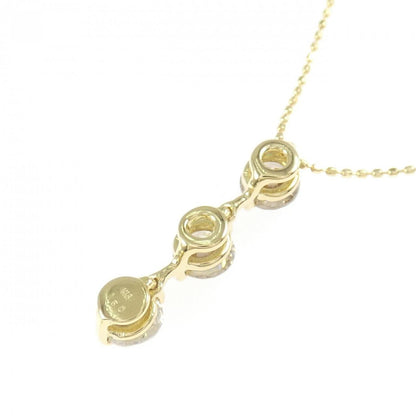 Au750 トリーストーン ダイヤモンドネックレス 1.50CT
