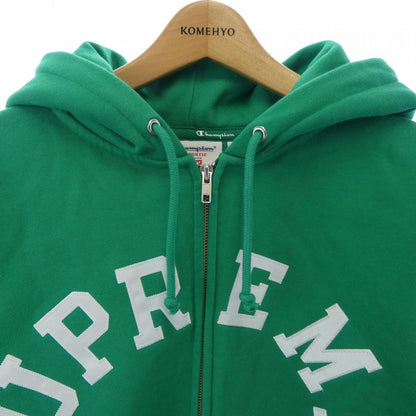 シュプリーム Champion ジップアップフーディー