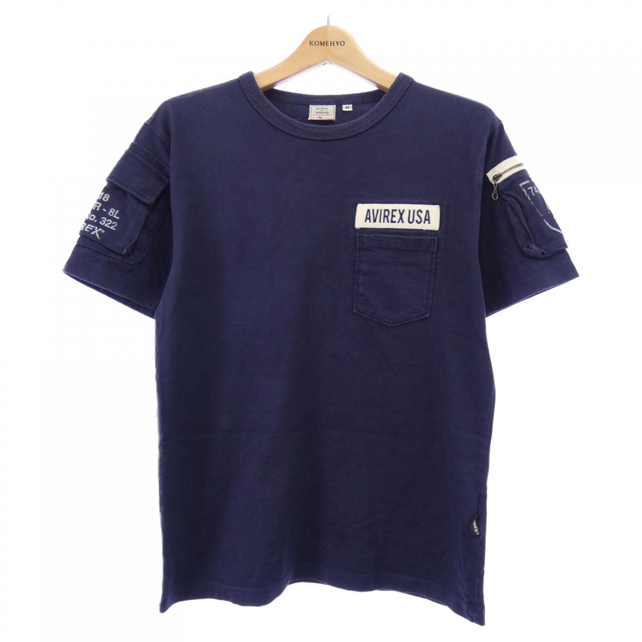 アヴィレックス コットンTシャツ