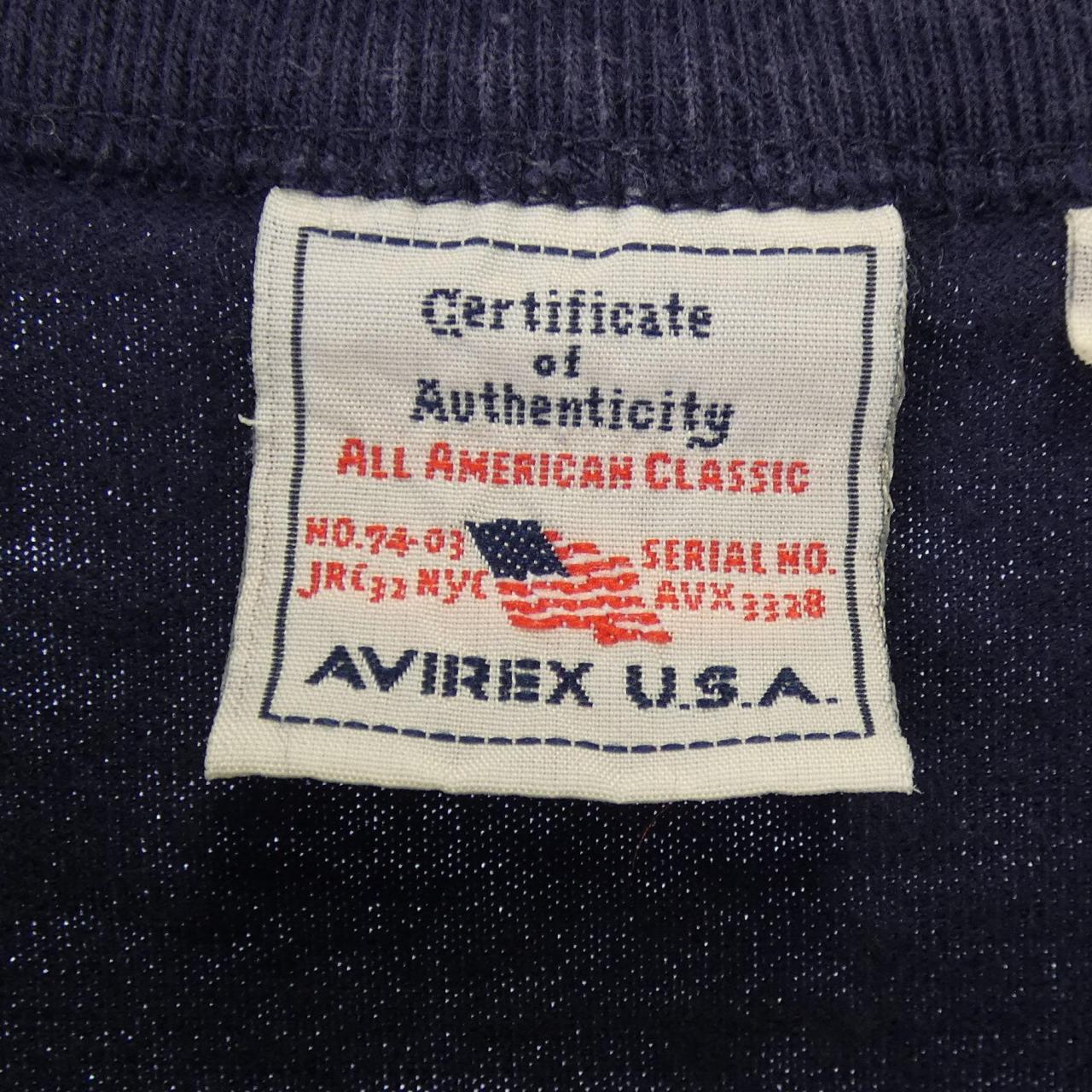 アヴィレックス コットンTシャツ