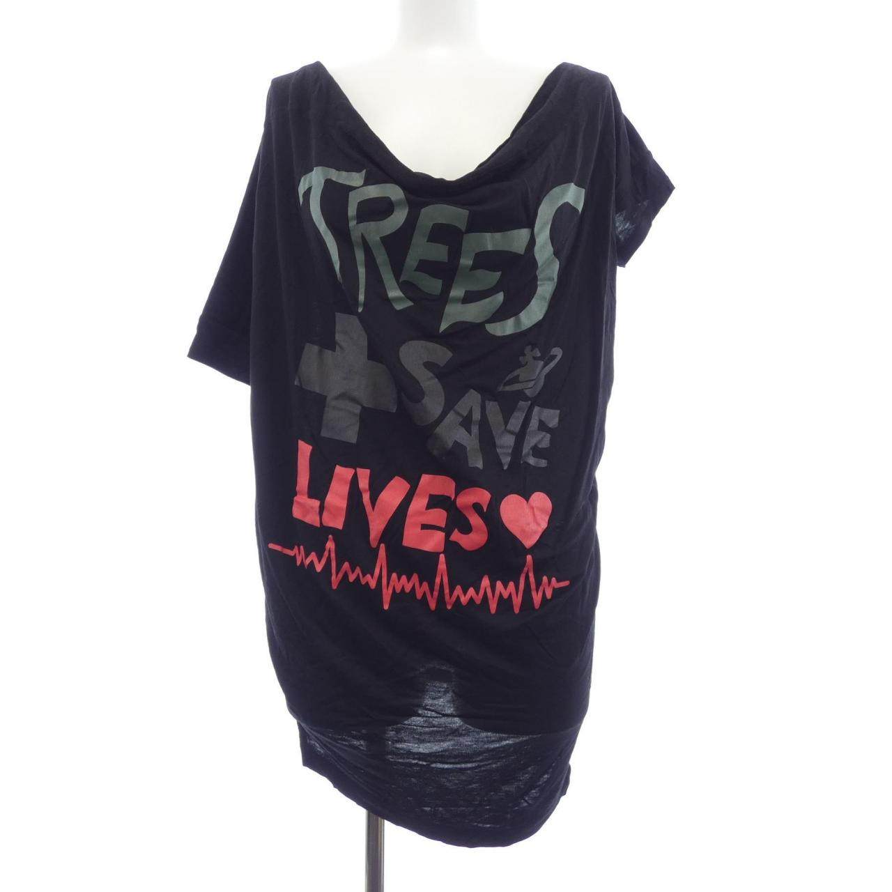 ヴィヴィアンウエストウッドアングロマニア コットンTシャツ