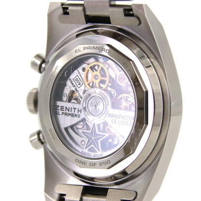 ゼニス クロノマスターリバイバルエルプリメロA3818エアウェイトカバーガール チタン 自動巻