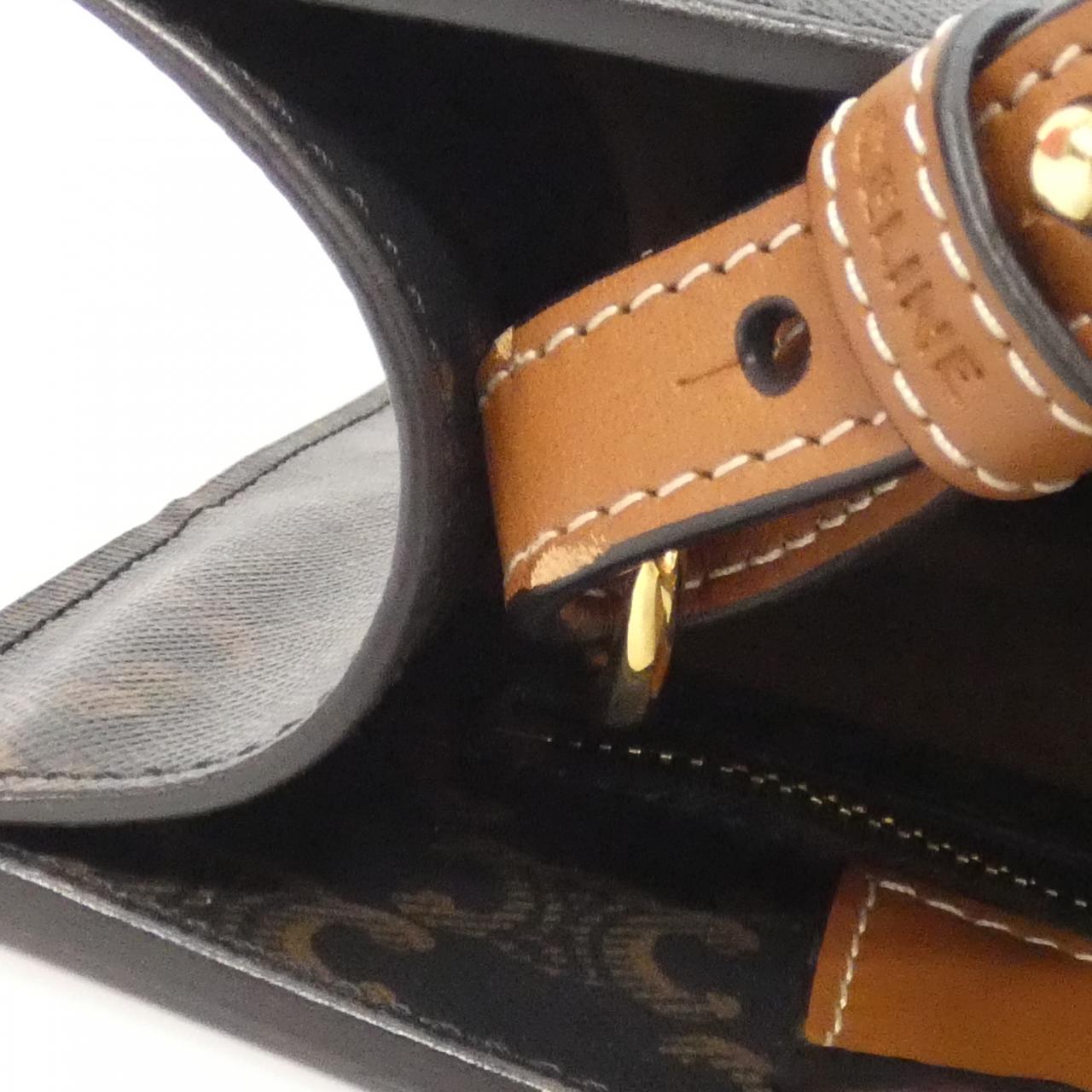 セリーヌ スモールバーティカルカバ トリオンフキャンバス トートバッグ