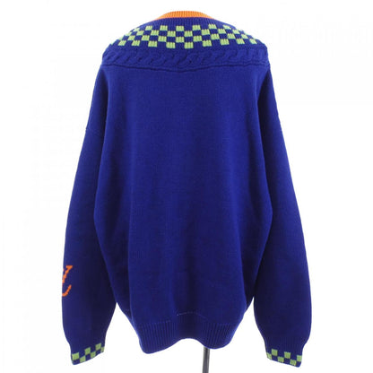 ルイヴィトン ダミエジャカード カシミヤ混ニット