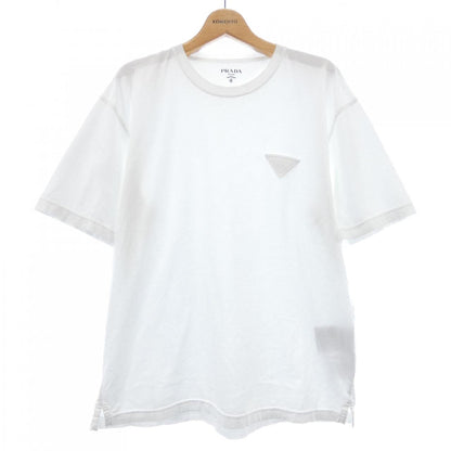 プラダ トライアングルロゴ コットン Tシャツ