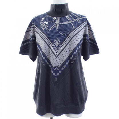 エルメス HARNAIS DE COUR BANDANA ツイルレーヌ シルクカシミヤトップス