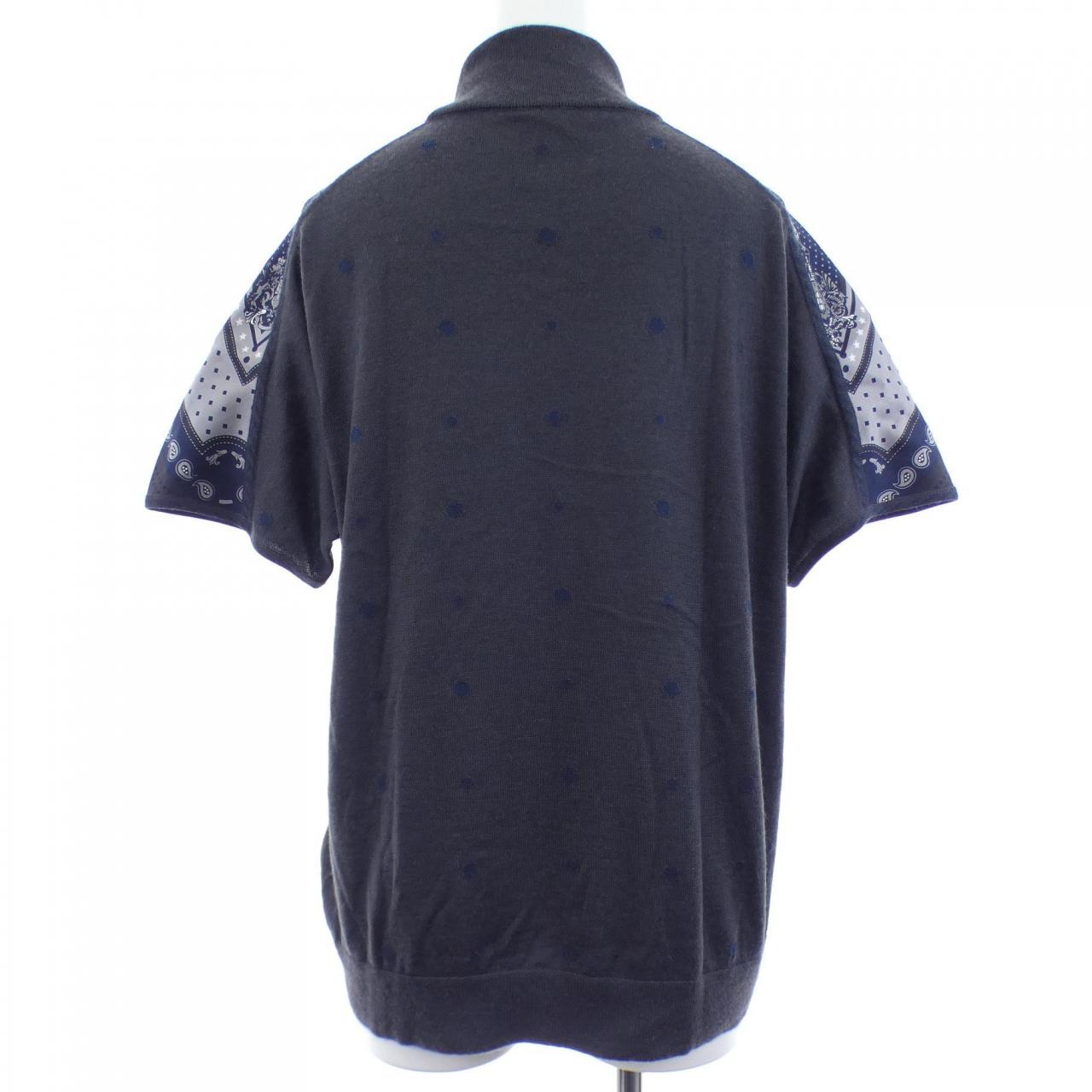 エルメス HARNAIS DE COUR BANDANA ツイルレーヌ シルクカシミヤトップス