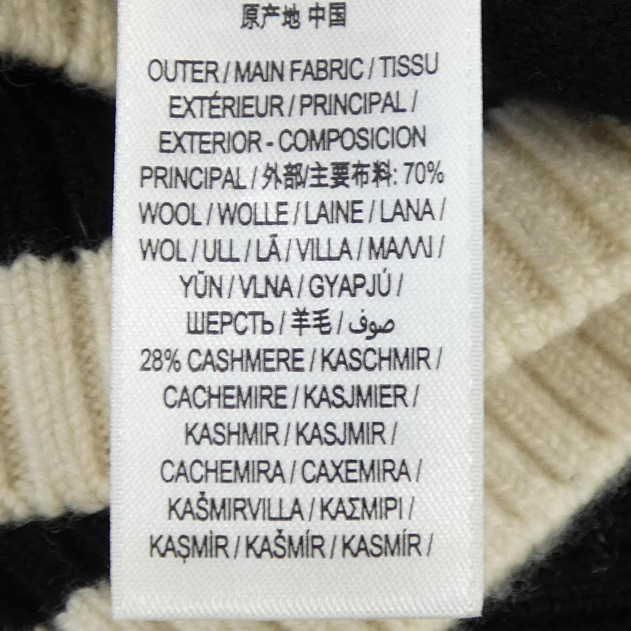 バーバリー カシミヤ混ケープ