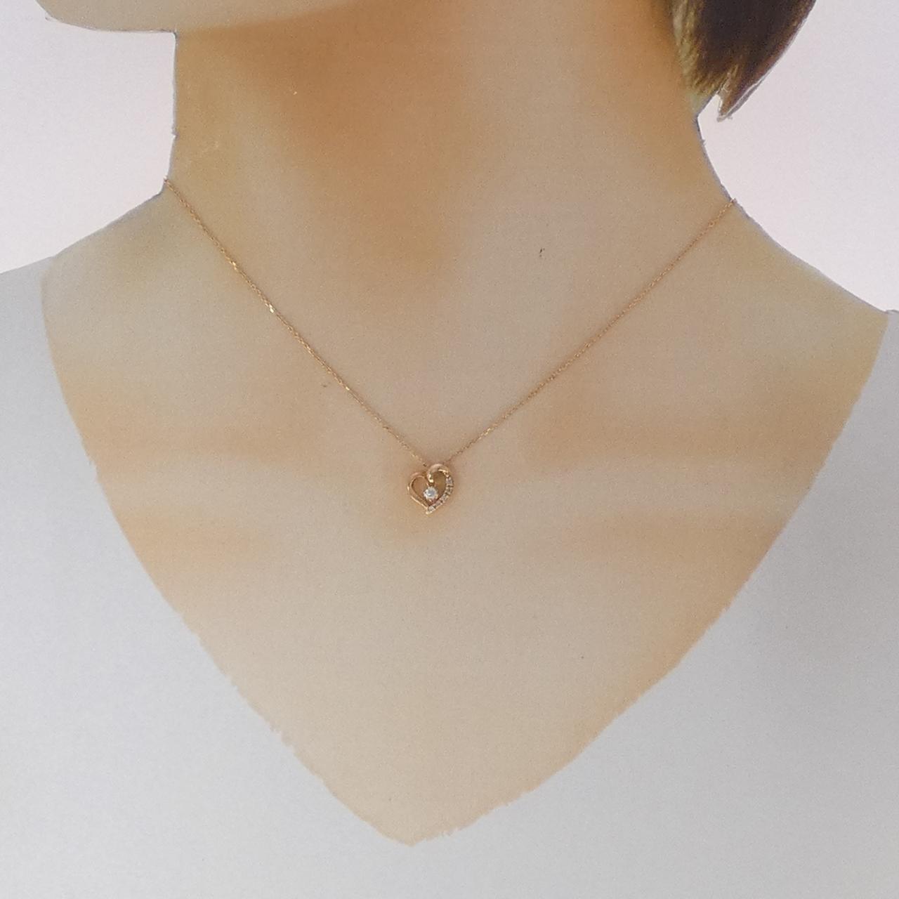 ヨンドシー Au750 ダイヤモンドネックレス