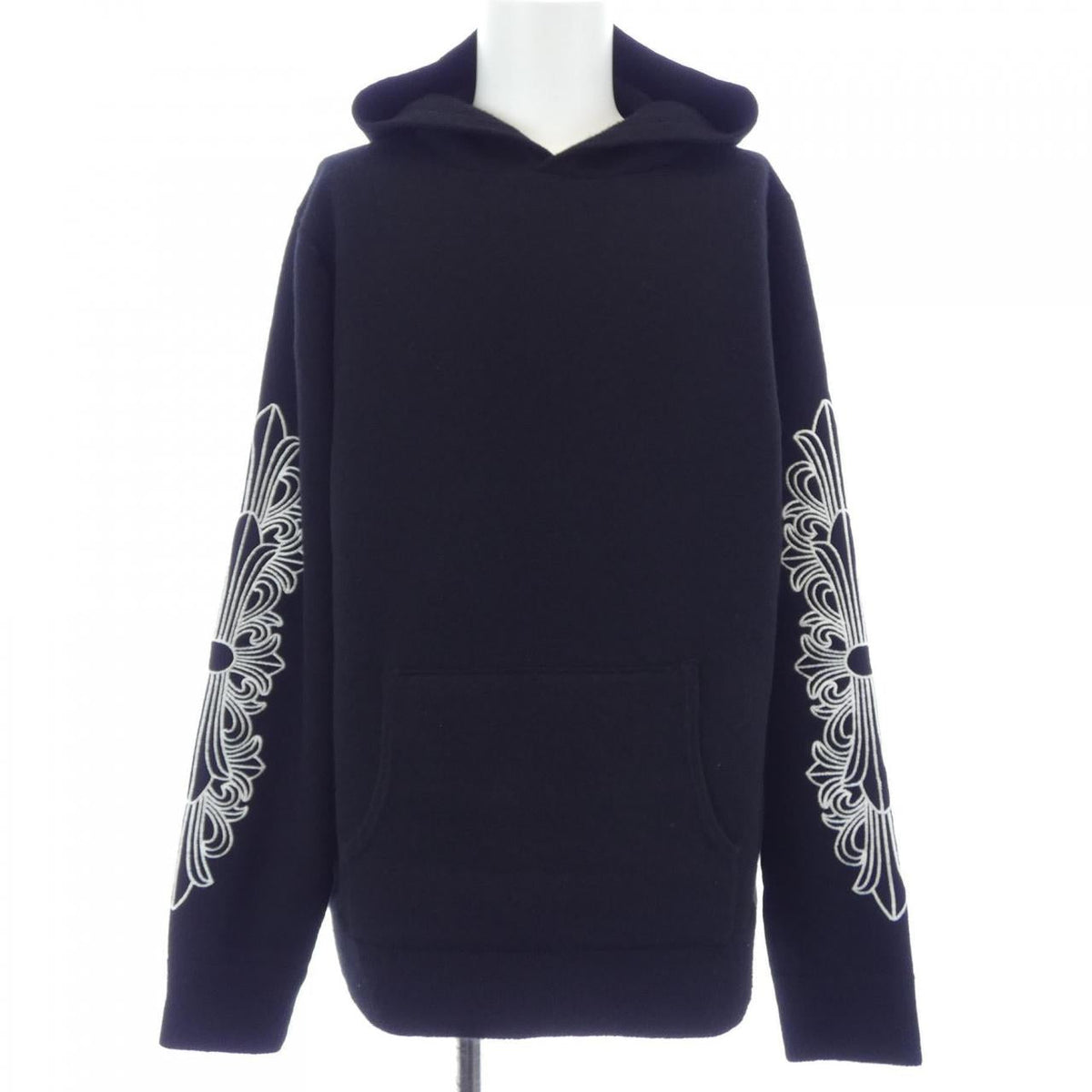 クロムハーツ FLORAL CROSS カシミヤ パーカー