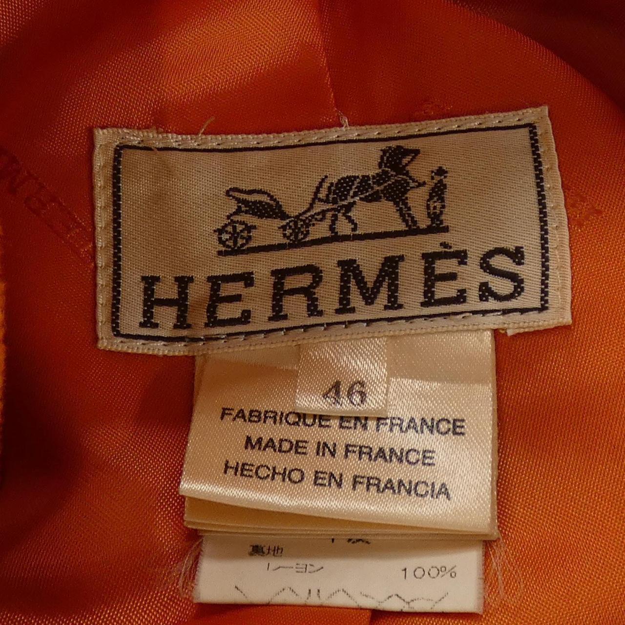 エルメス ウールレーヨンコート