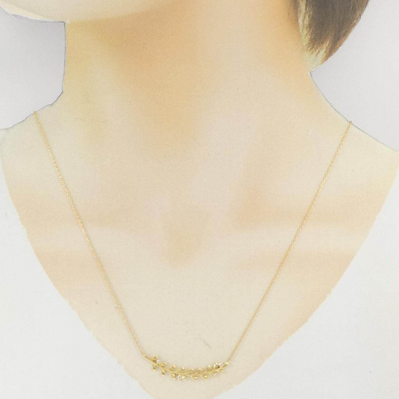 Au750 ダイヤモンドネックレス