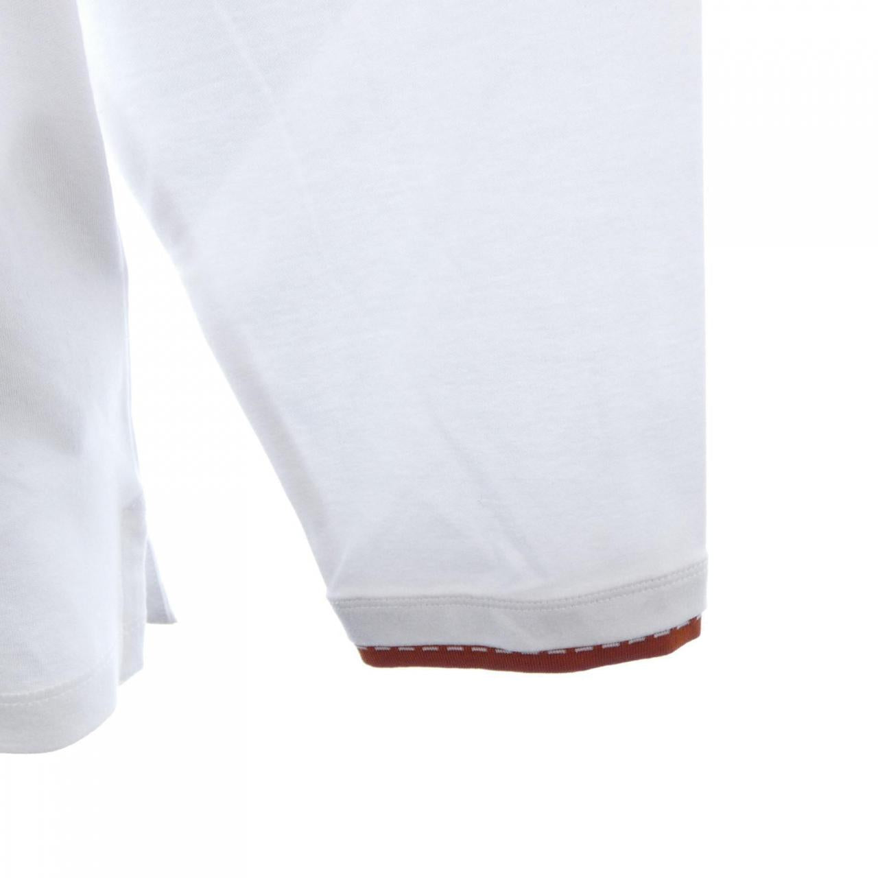 エルメス Tシャツ レザー ディテール Tシャツ L