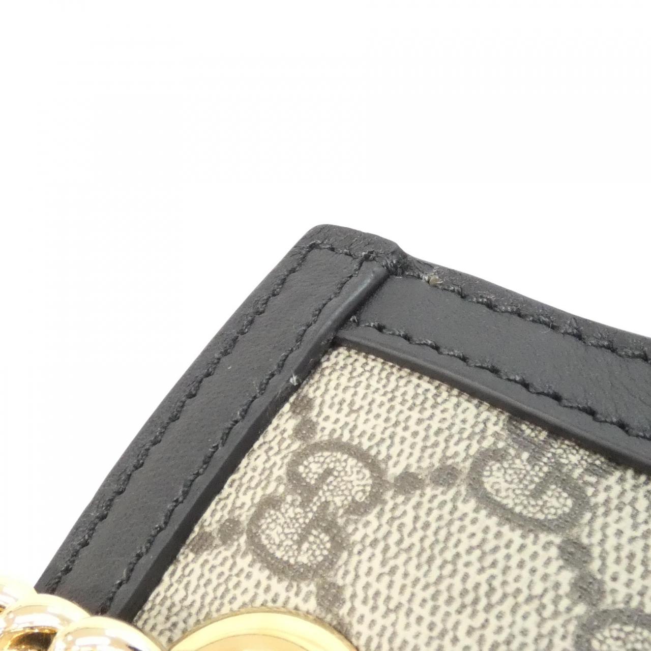 グッチ PADLOCK GGスプリームキャンバス レザー ショルダーバッグ