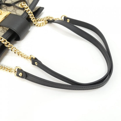 グッチ PADLOCK GGスプリームキャンバス レザー ショルダーバッグ