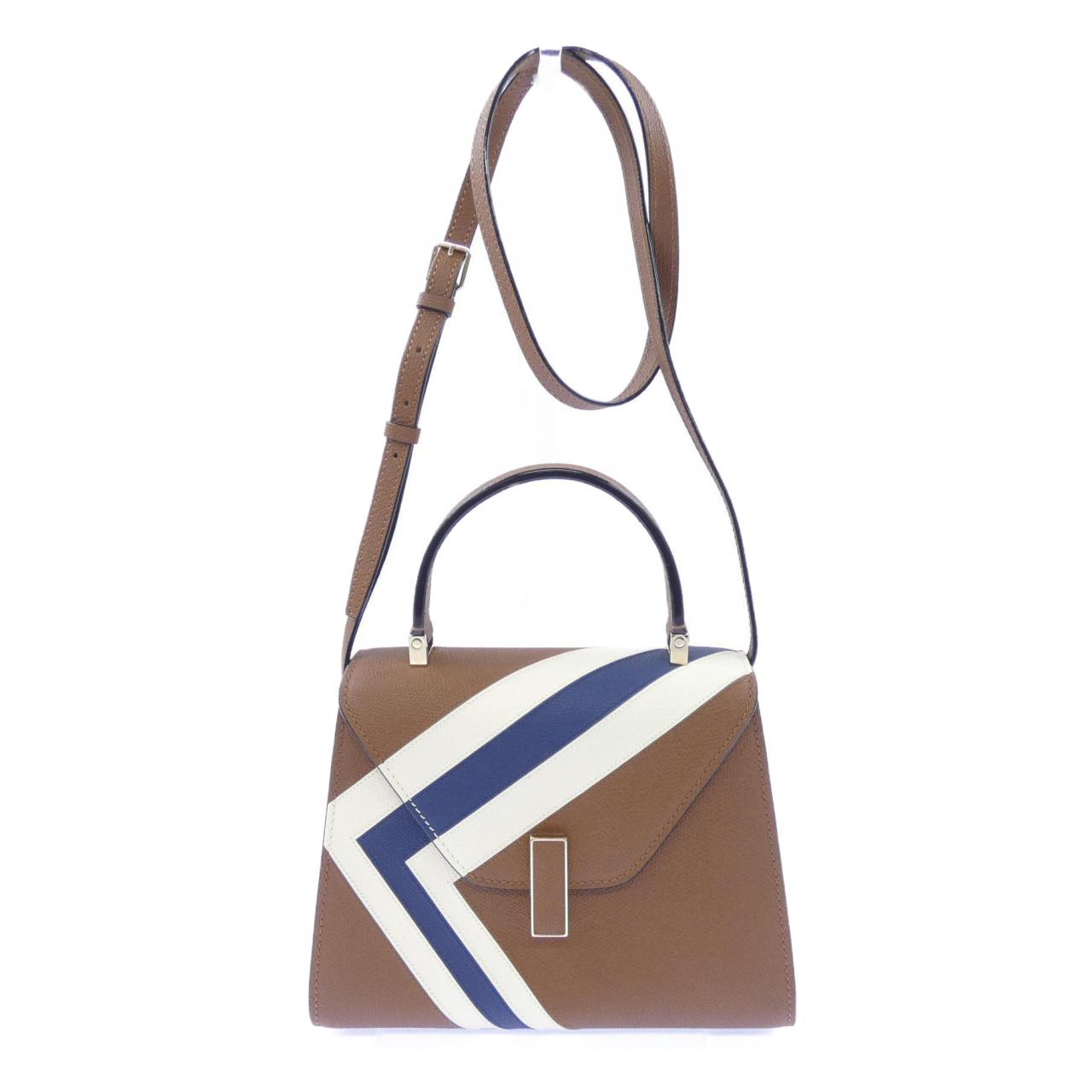 ヴァレクストラ イジィデ INTARSIA V STRIPES カーフ バッグ