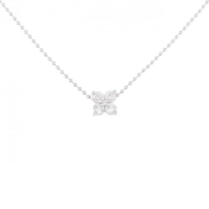タサキ K14ホワイトゴールド 0.24CT ダイヤモンドネックレス
