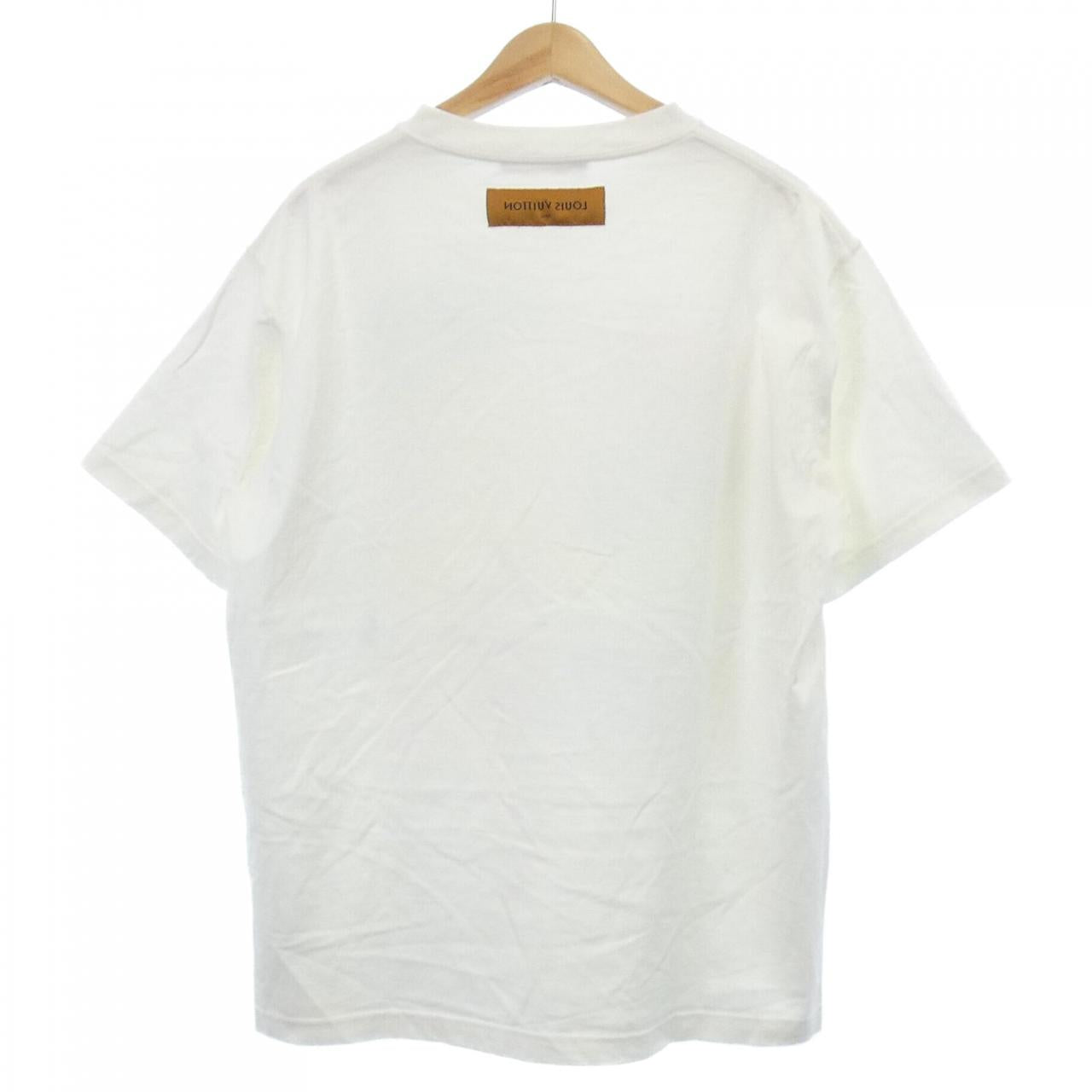 ルイヴィトン フロントプリンテッドパステル コットンTシャツ
