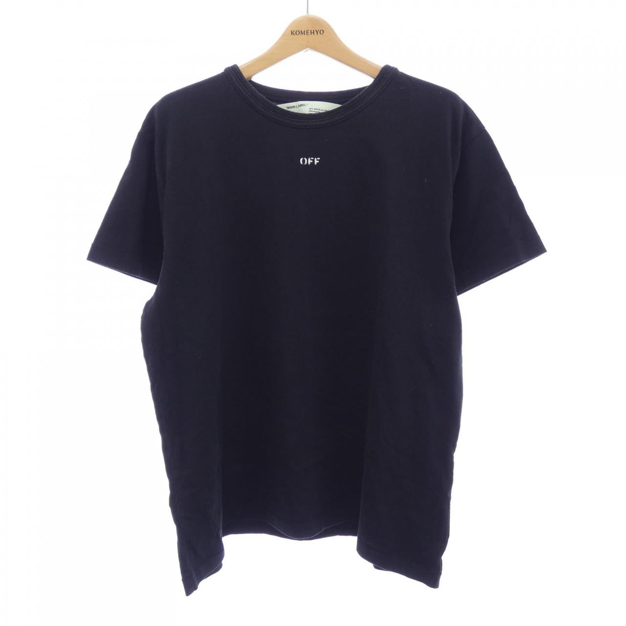 オフホワイト コットンTシャツ
