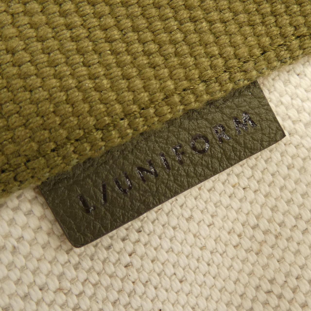 L/UNIFORMミニプレスバッグハンドバッグ