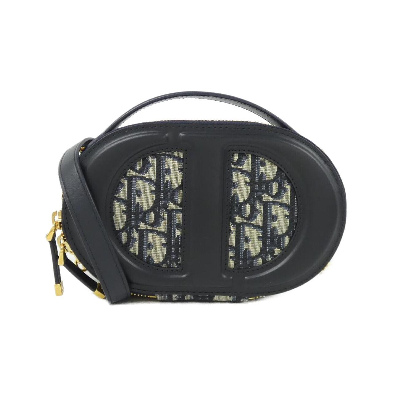 クリスチャンディオール DIOR OBLIQUE CD SIGNATURE OVAL キャンバスレザーショルダーバッグ