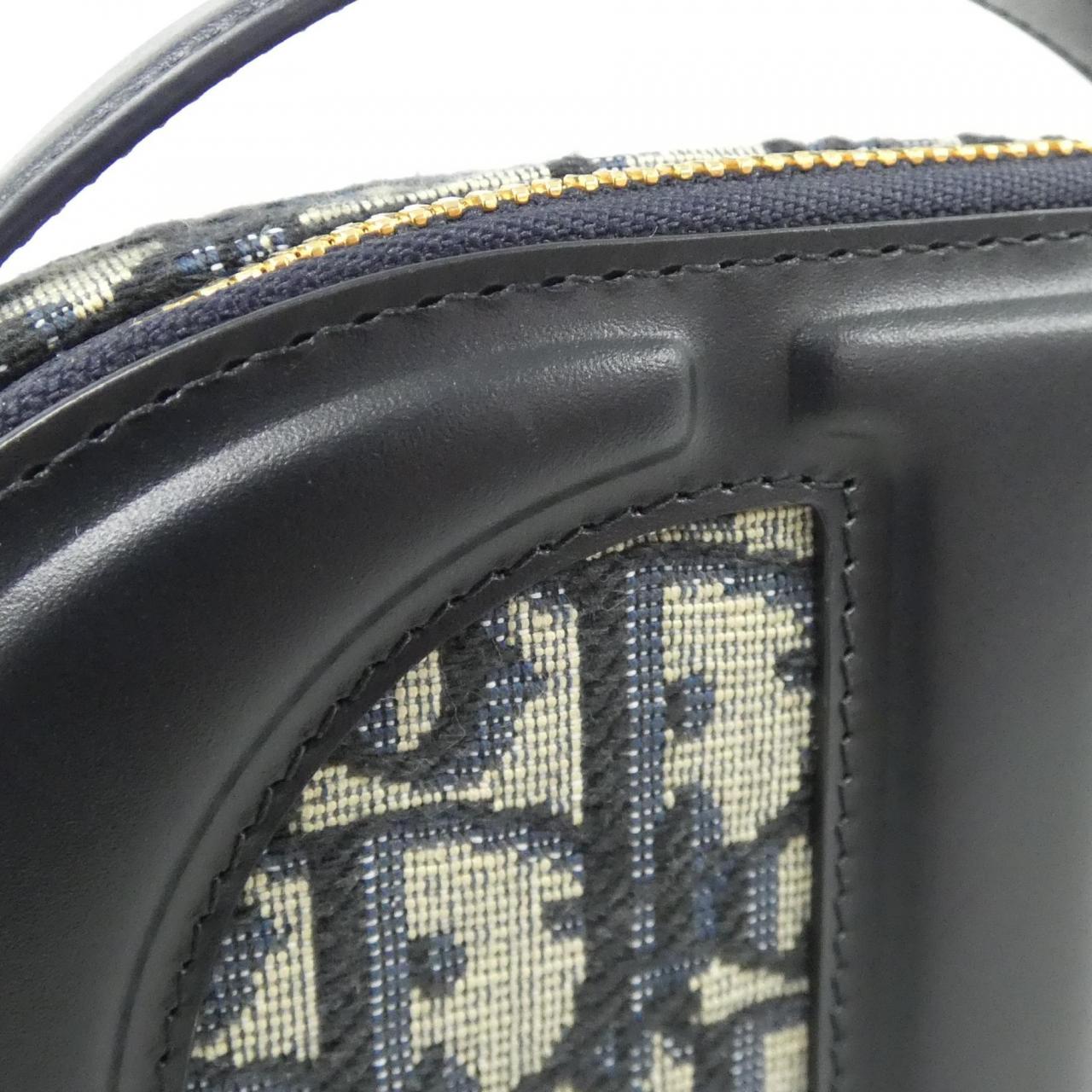 クリスチャンディオール DIOR OBLIQUE CD SIGNATURE OVAL キャンバスレザーショルダーバッグ