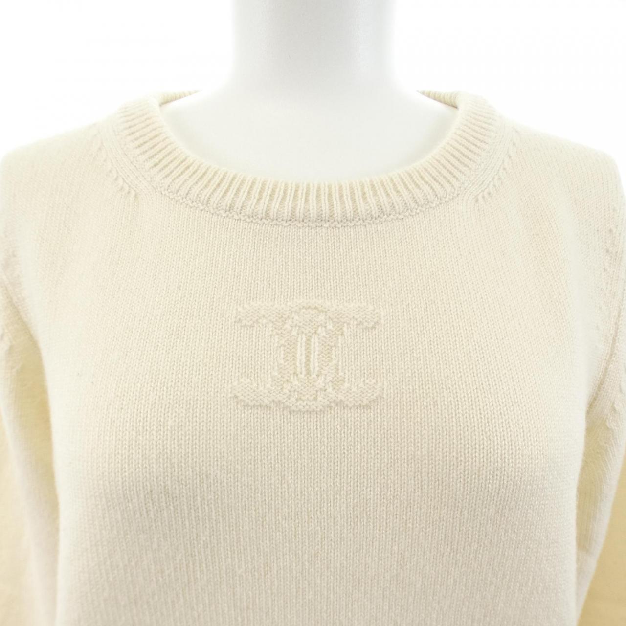 セリーヌ TRIOMPHE EMBROIDERY カシミヤ ニット