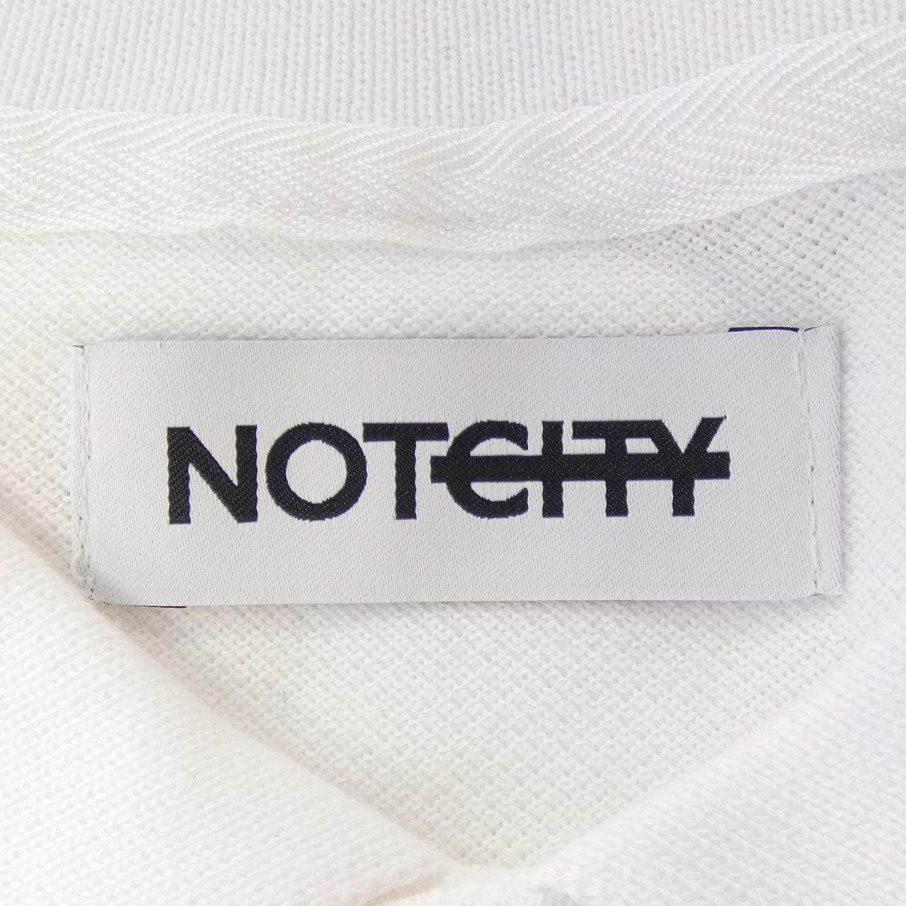 NOTCITY コットン半袖ポロシャツ