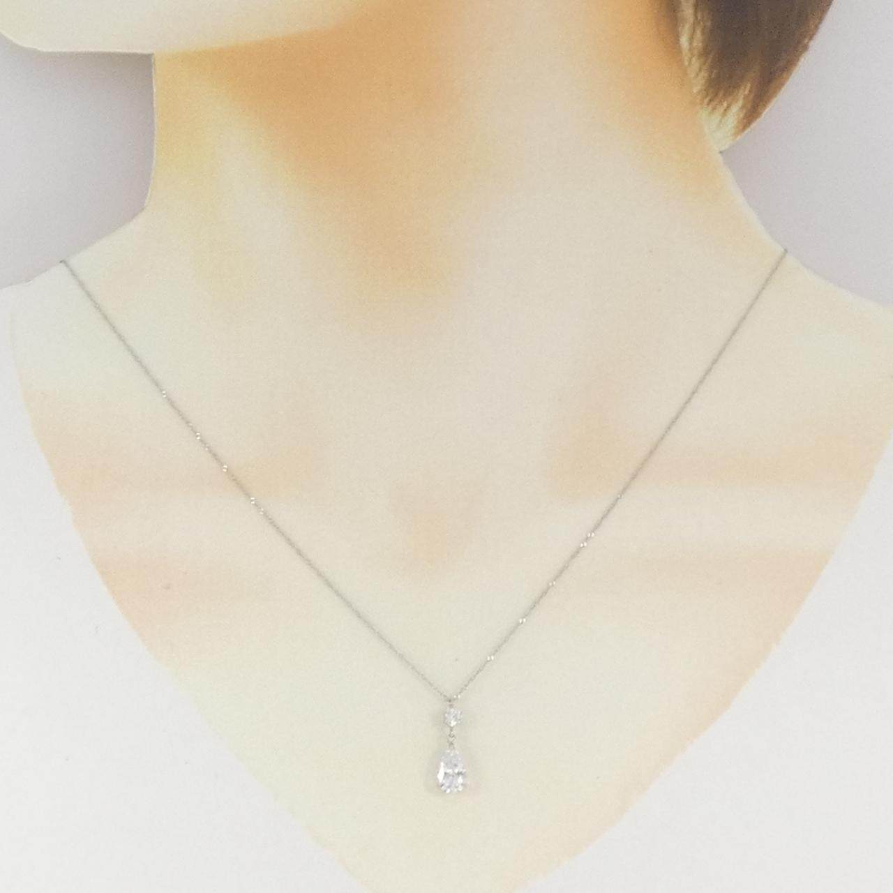 プラチナ950 キュービックジルコニア ネックレス
