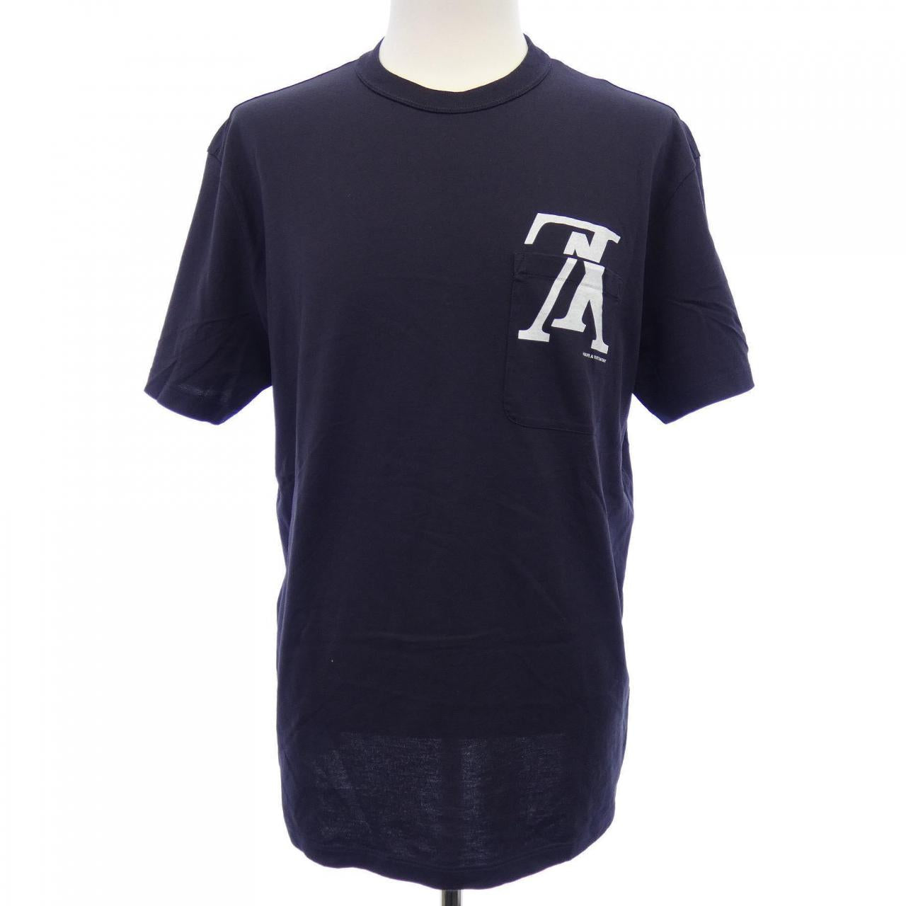 ルイヴィトン アップサイドダウンLVロゴ コットンTシャツ