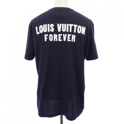 ルイヴィトン アップサイドダウンLVロゴ コットンTシャツ