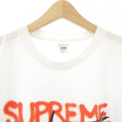 シュプリーム Yohji Yamamoto ロゴ コットンTシャツ
