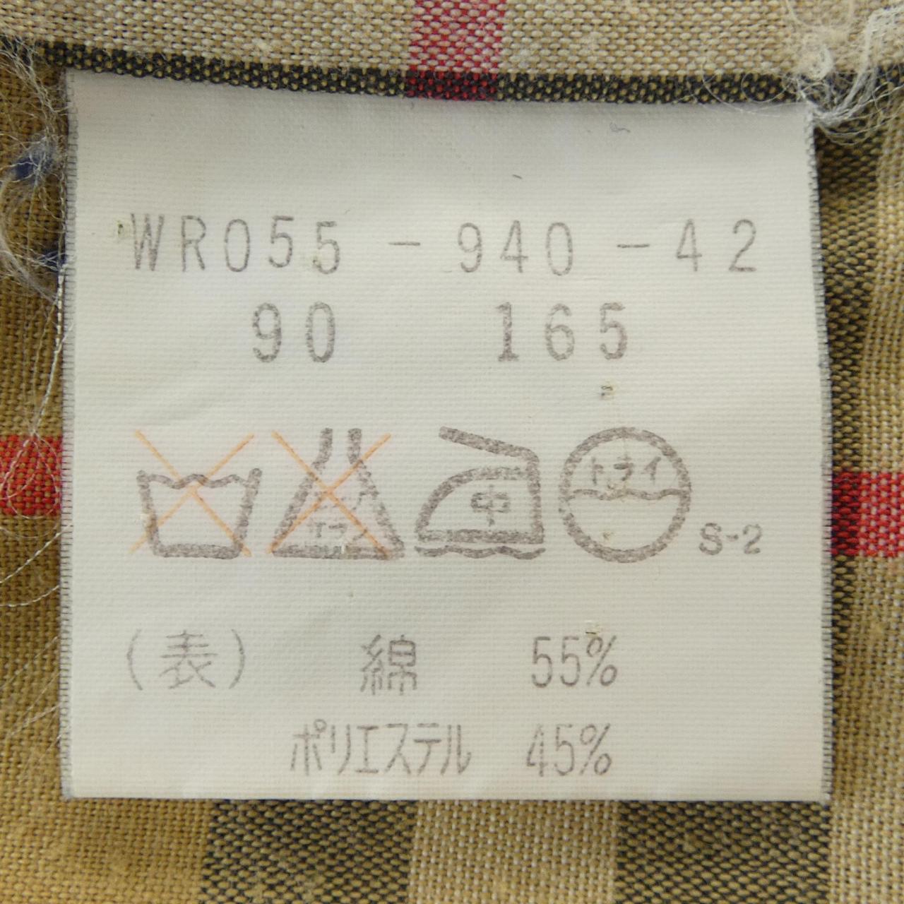 バーバリーズ ウール混紡コート