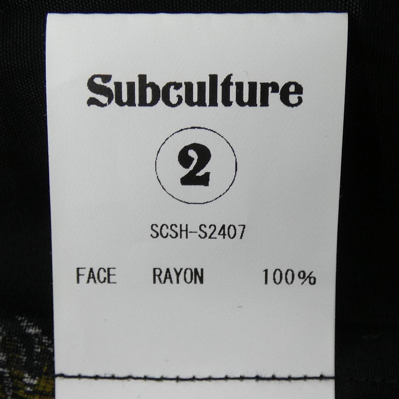 SUBCULTURE 半袖シャツ