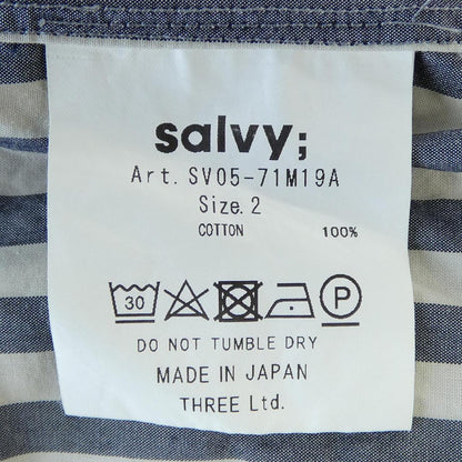 SALVY ストライプシャツ