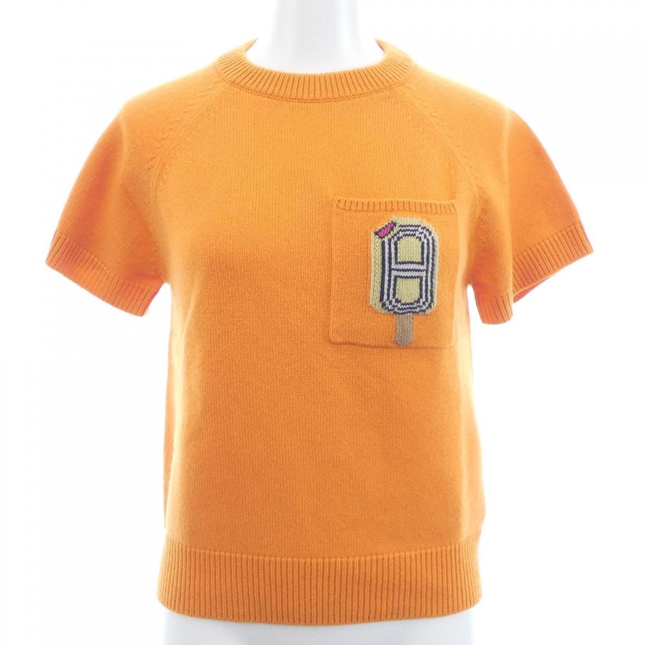 エルメス ワンピース風カシミヤニット