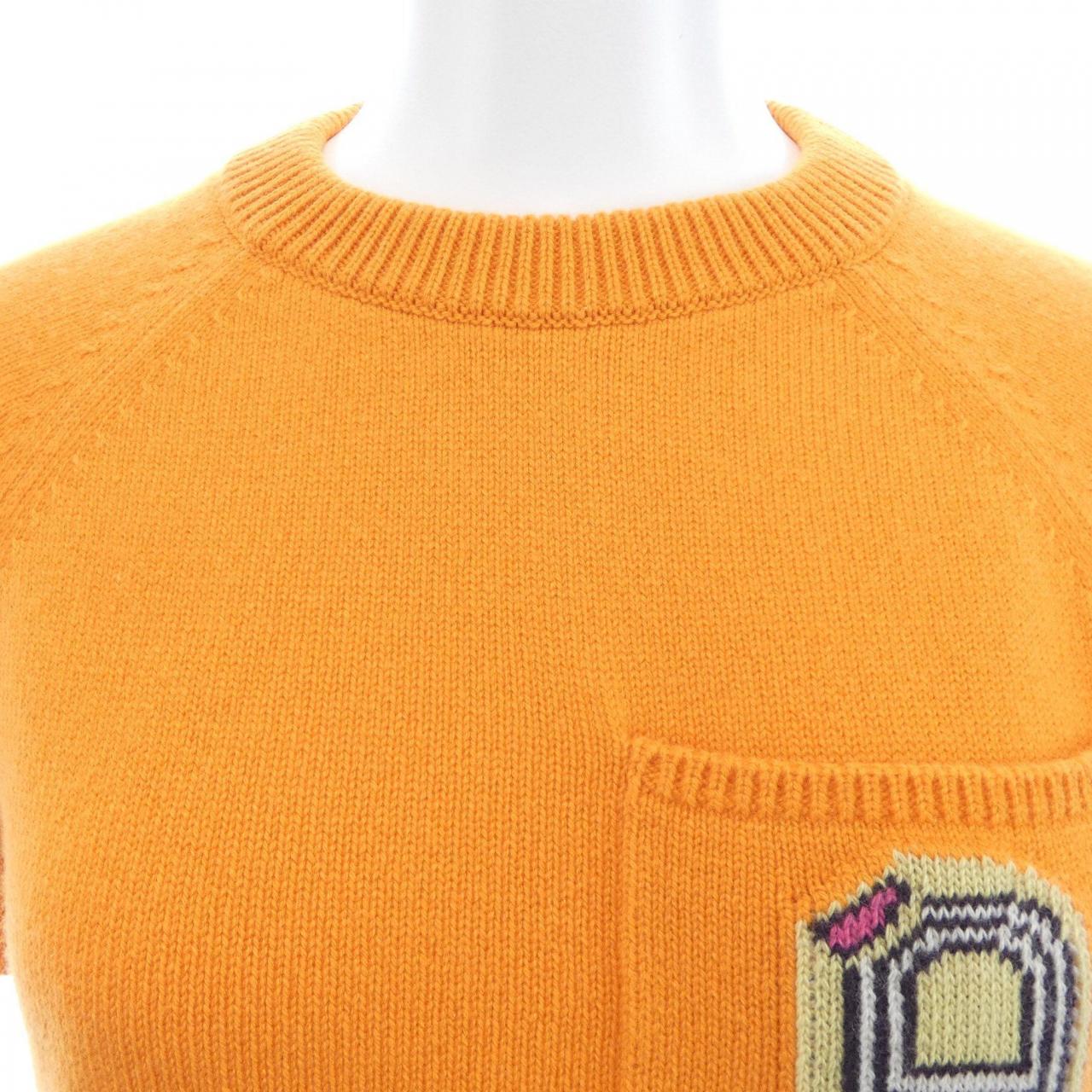 エルメス ワンピース風カシミヤニット