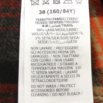 グッチ ウールチェックケープ