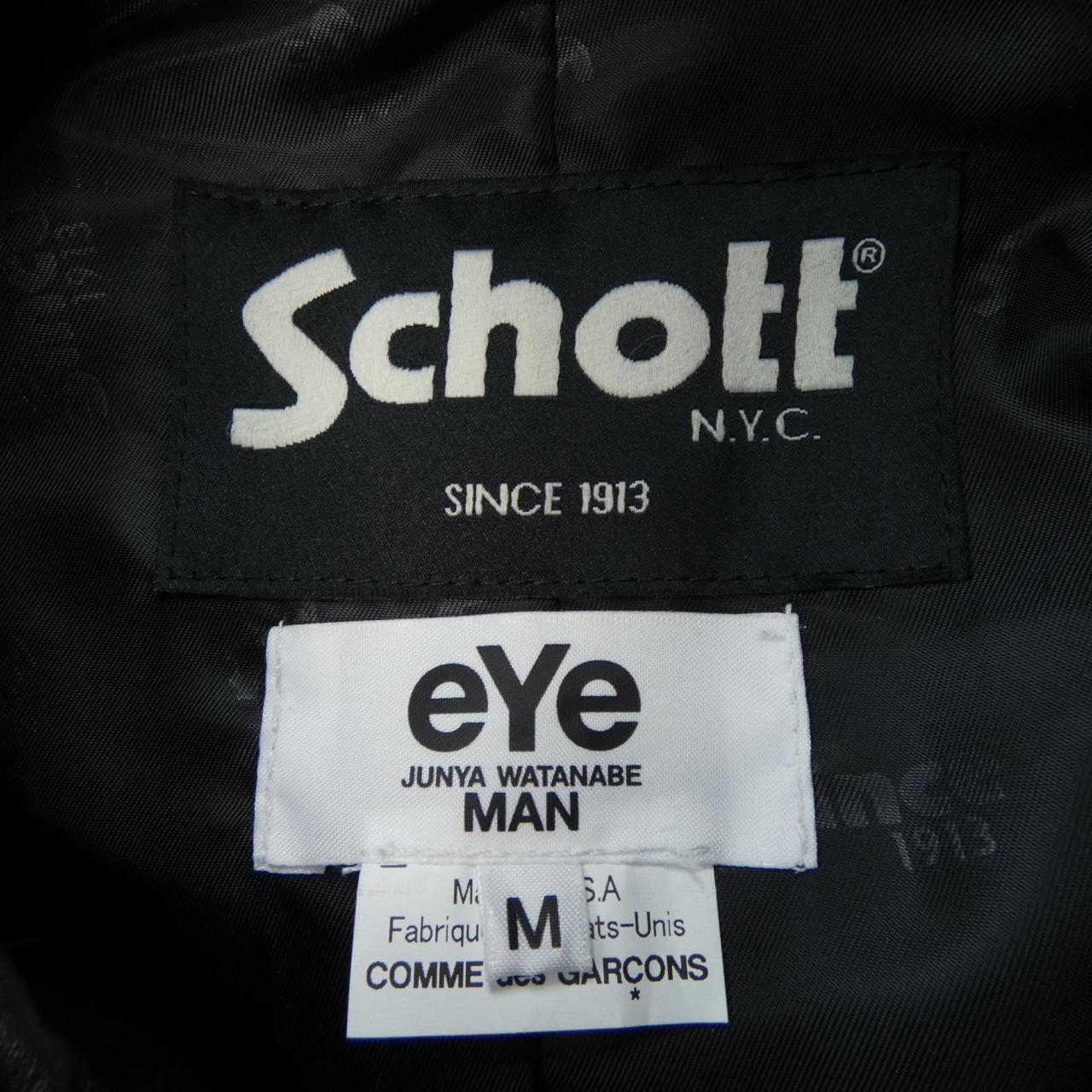 アイジュンヤワタナベ Schott カーフレザージャケット