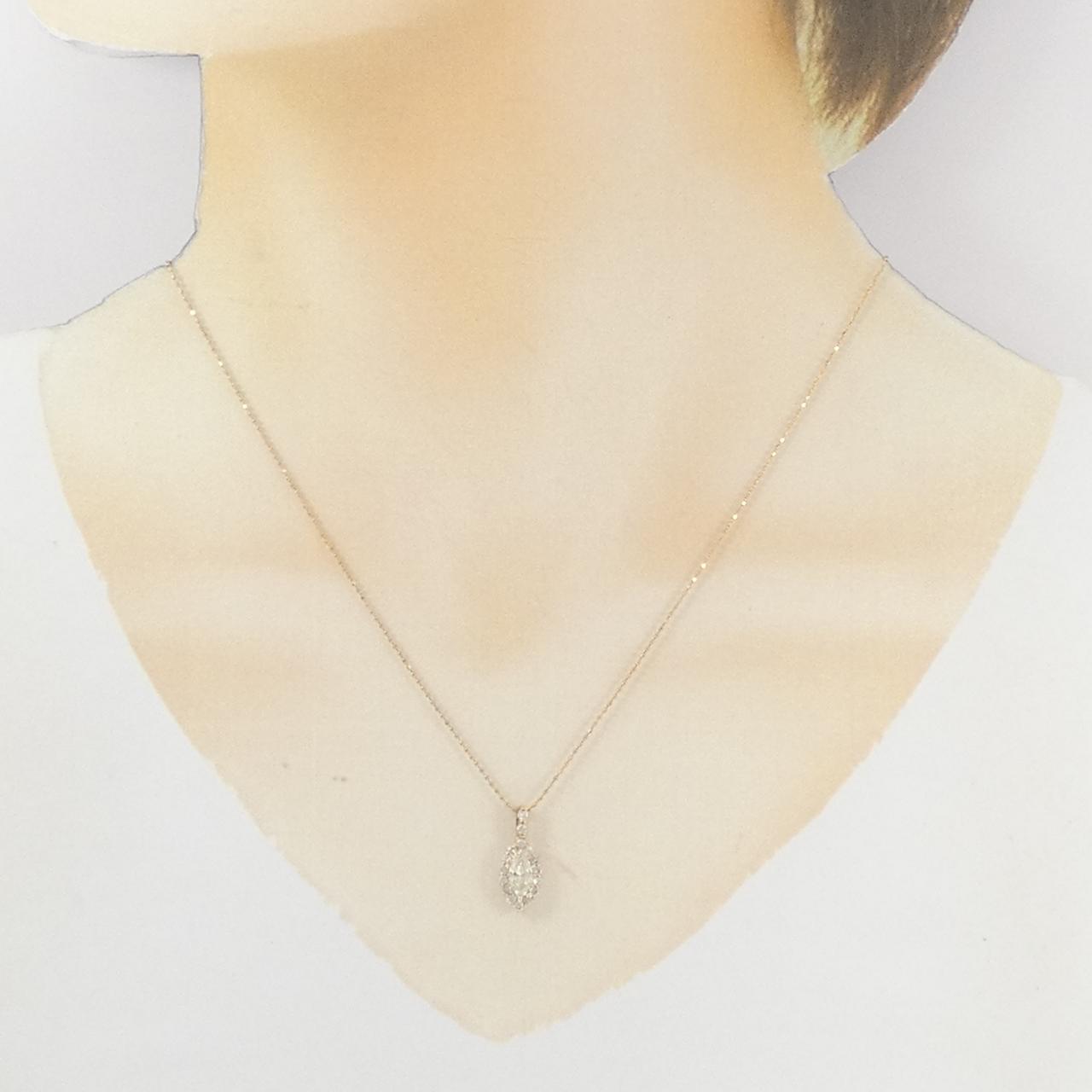 Au750ダイヤモンドネックレス