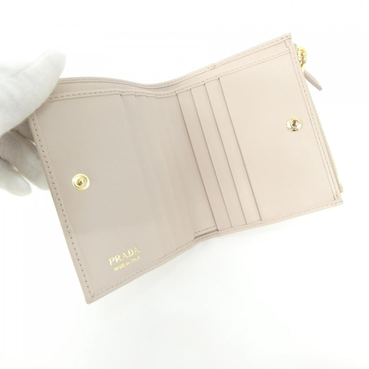 プラダ シティカーフ 二つ折り財布