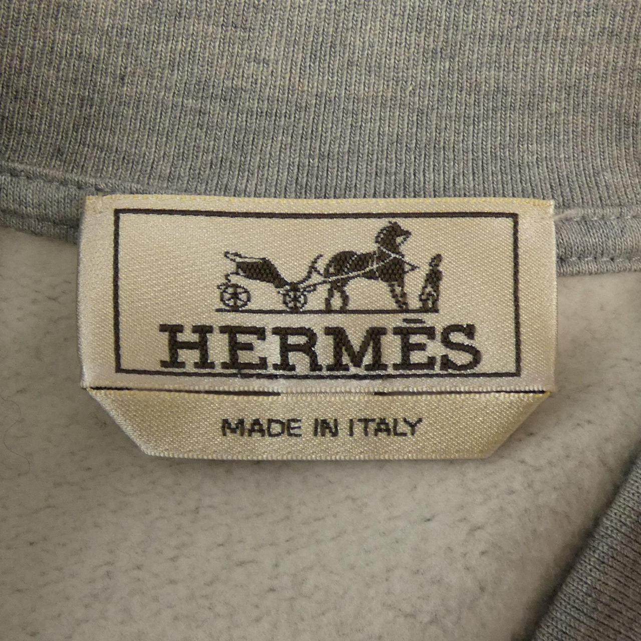 エルメス クルードセル レザーブルゾン