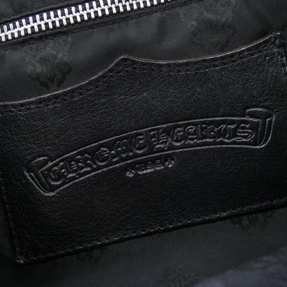 クロムハーツ ラージクロスセメタリークロスパッチ レザートートバッグ